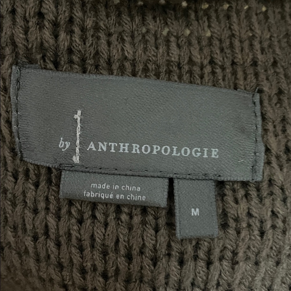 Anthropologie Faux Fur Piper Sweater Coat - Taupe - Picture 9 of 10